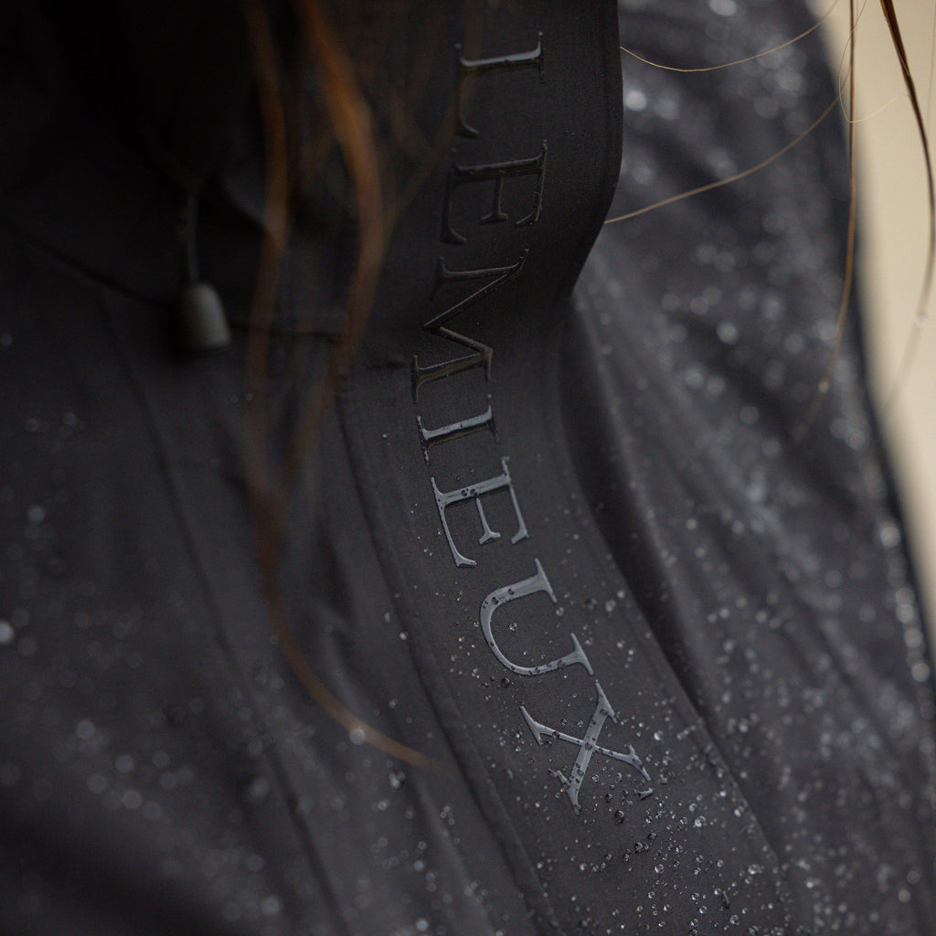 Womens Grace Long Rain Jacket Black