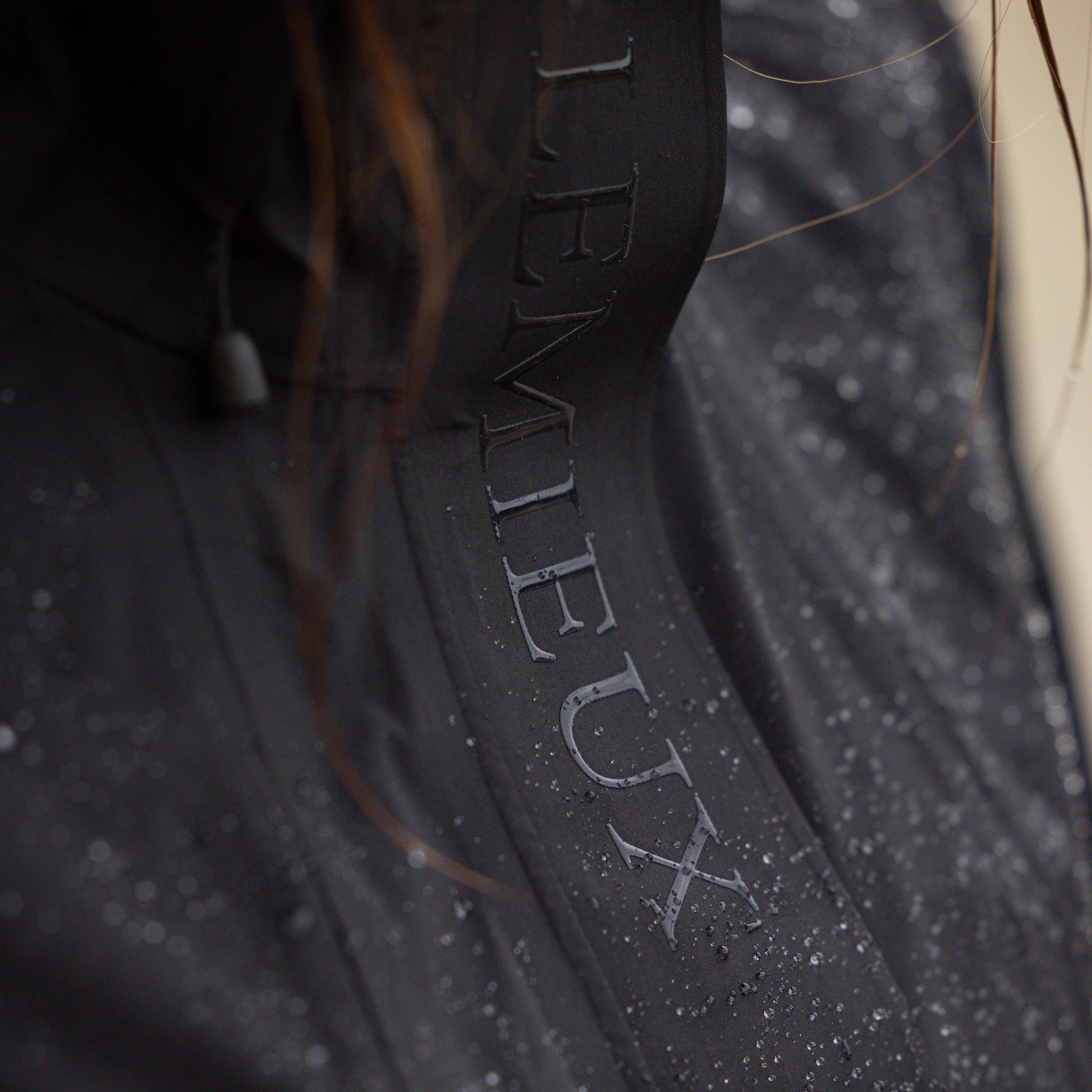 Womens Grace Long Rain Jacket Black