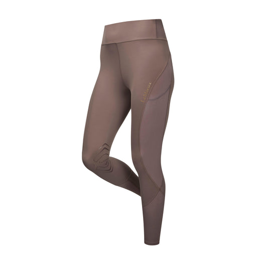 Womens Lydia Mesh Leggings Walnut