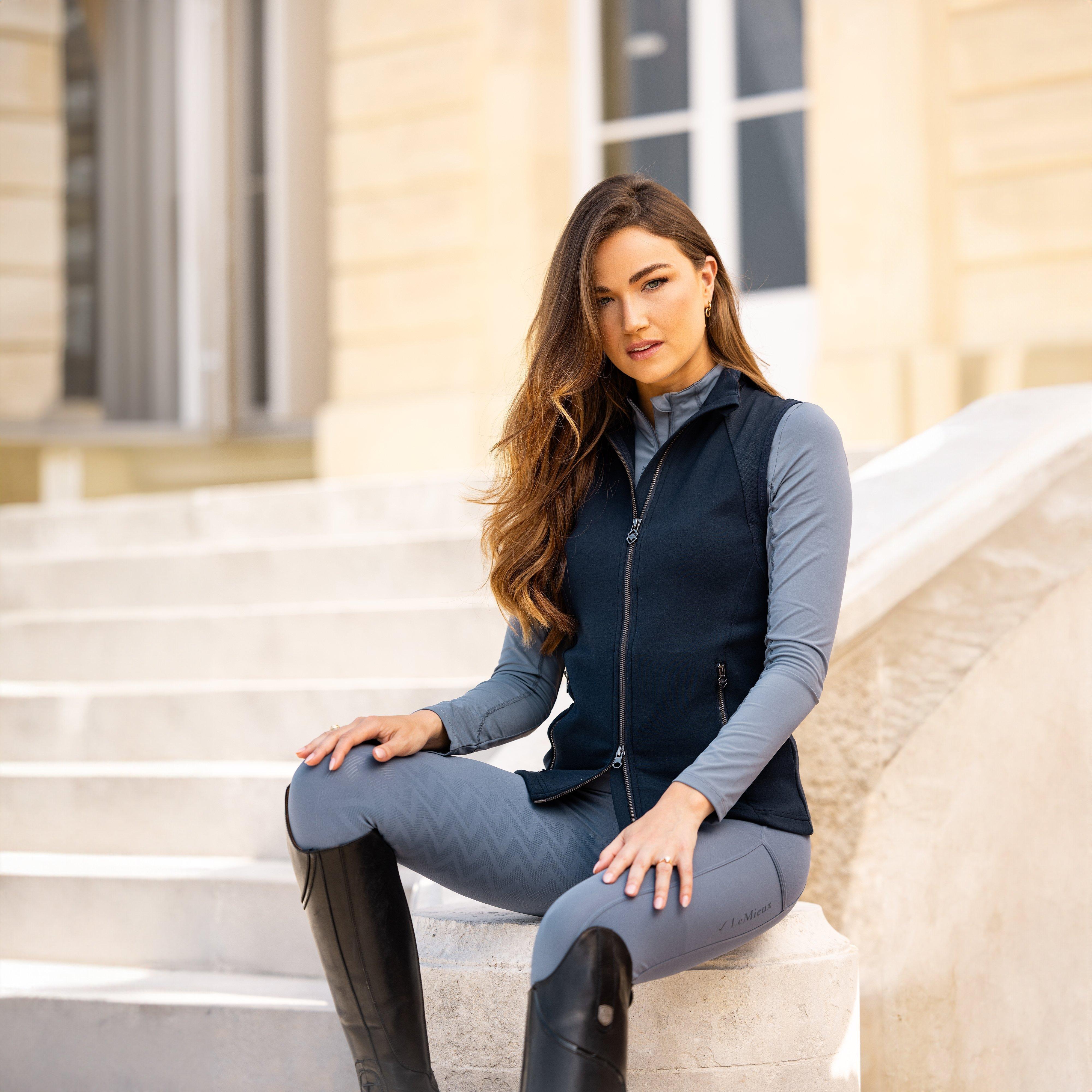 Womens Naomi Pull On Breeches Jay Blue