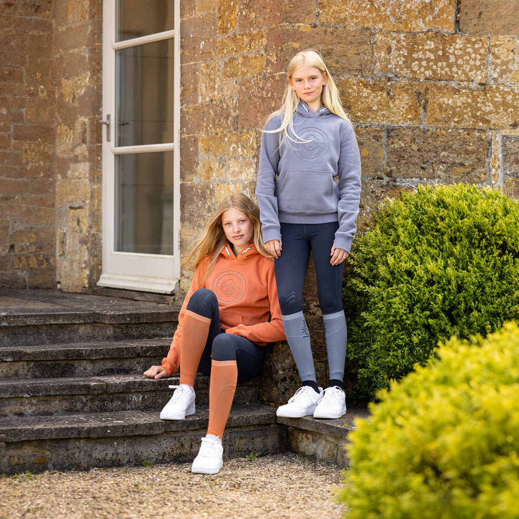 Young Rider Hannah Pop Over Hoodie Apricot