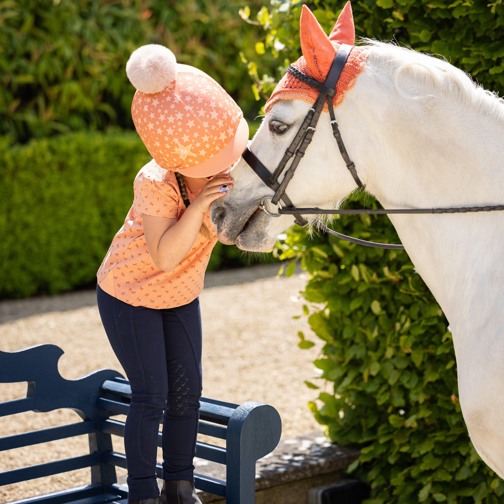 Mini Hat Silk Apricot
