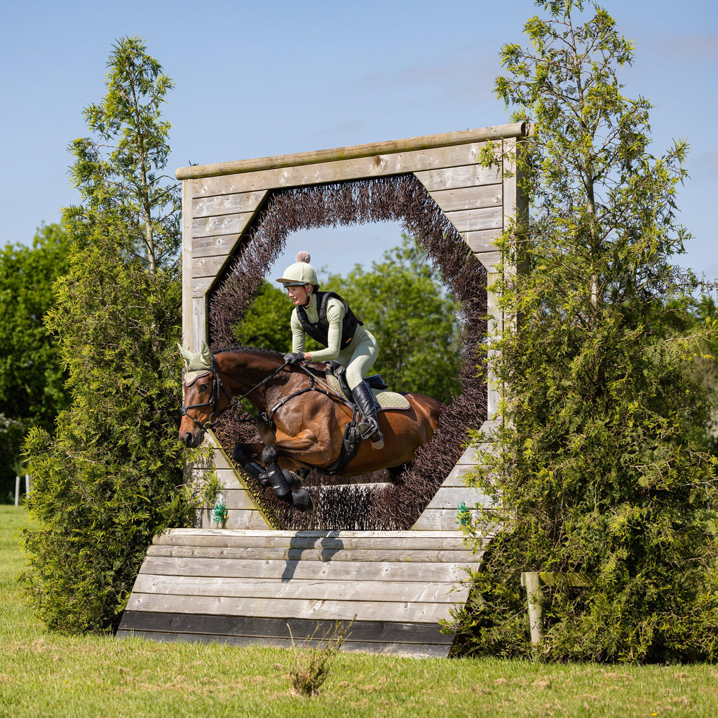 Suede Close Contact Saddle Pad Fern