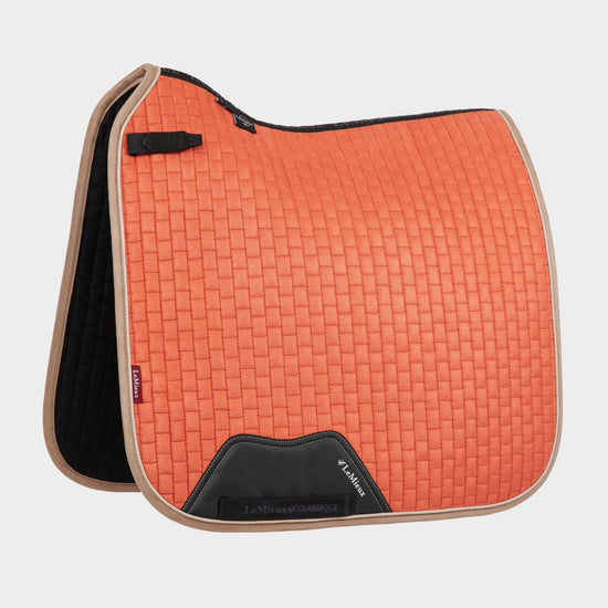 Suede Dressage Saddle Pad Apricot