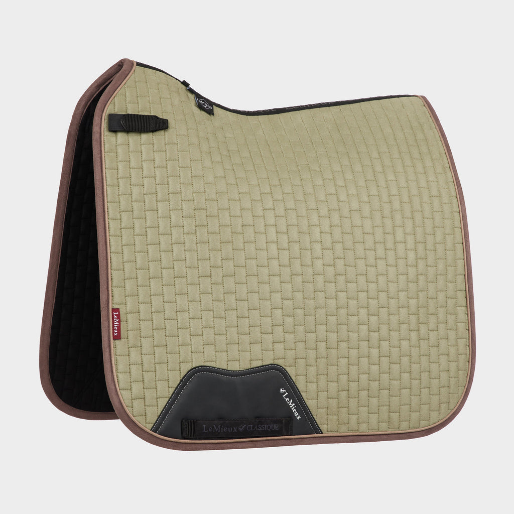 Suede Dressage Saddle Pad Fern