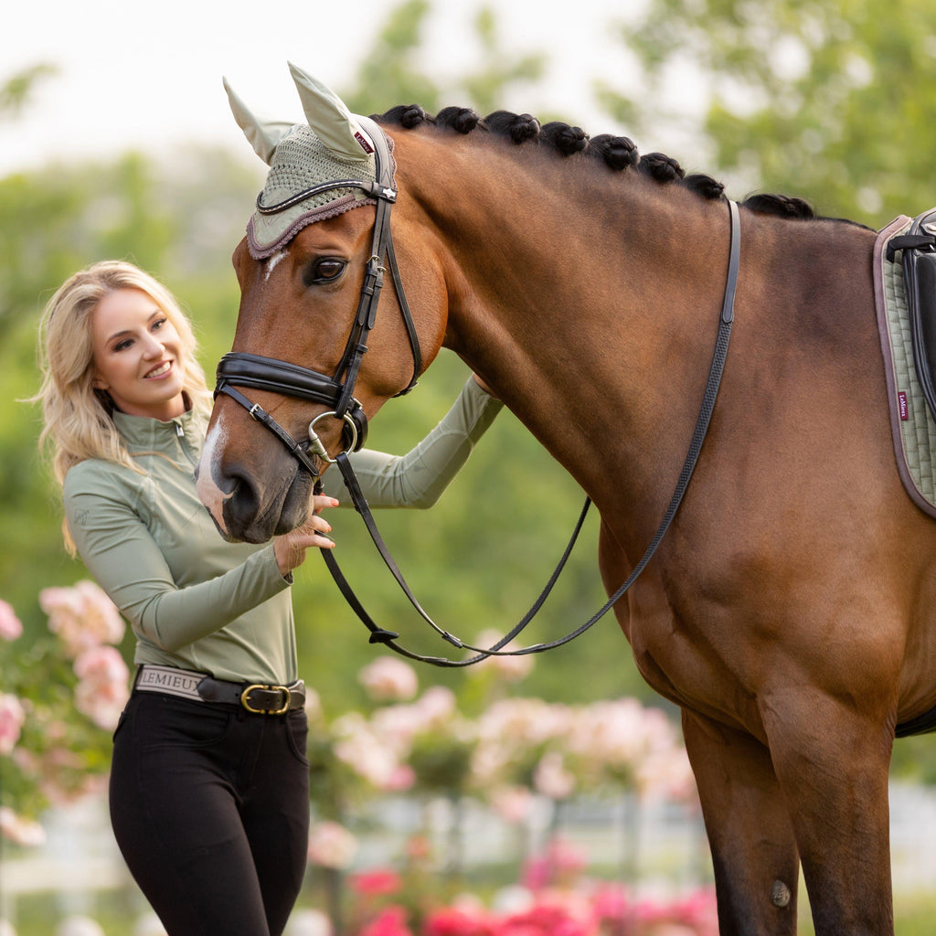 Suede Dressage Saddle Pad Fern
