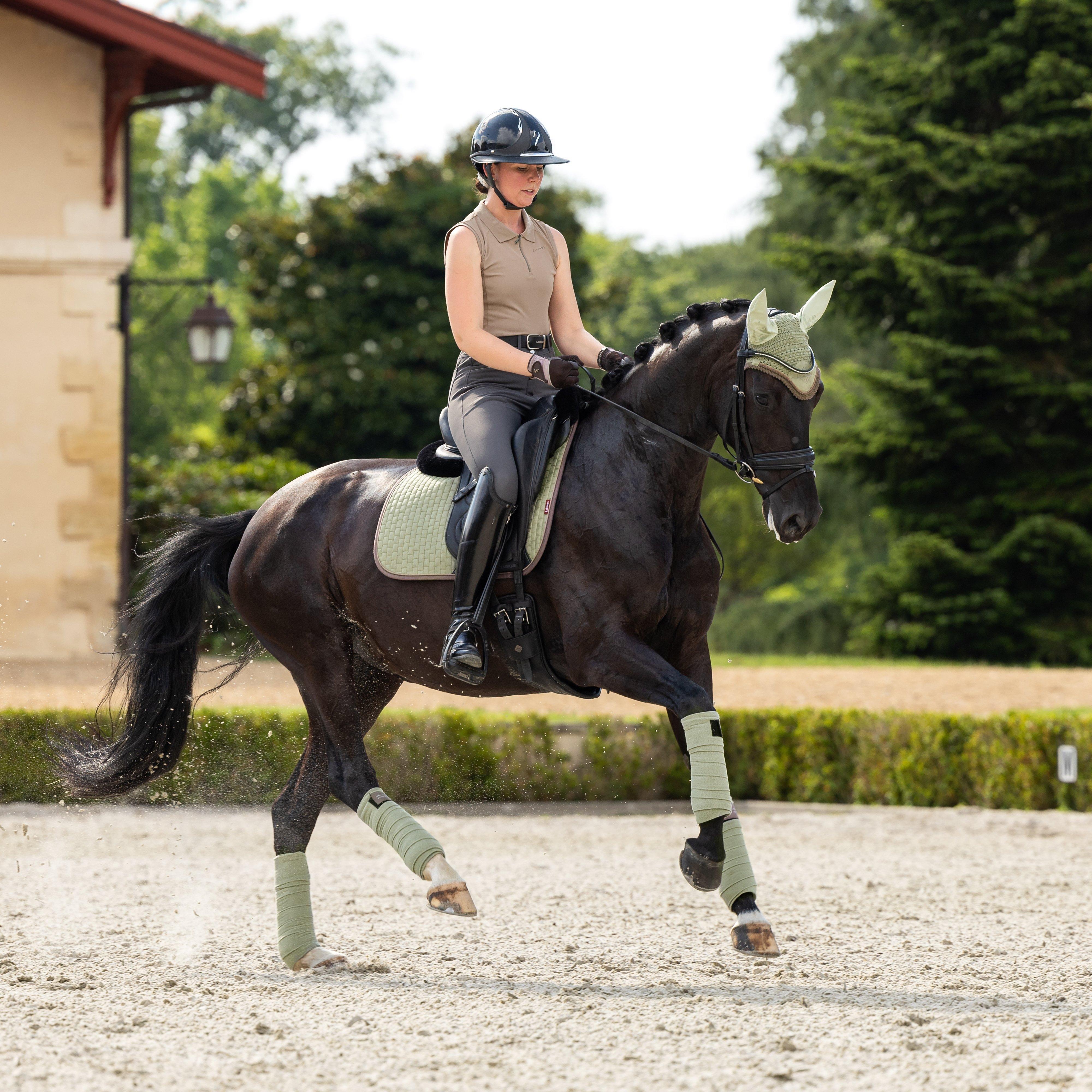 Suede Dressage Saddle Pad Fern