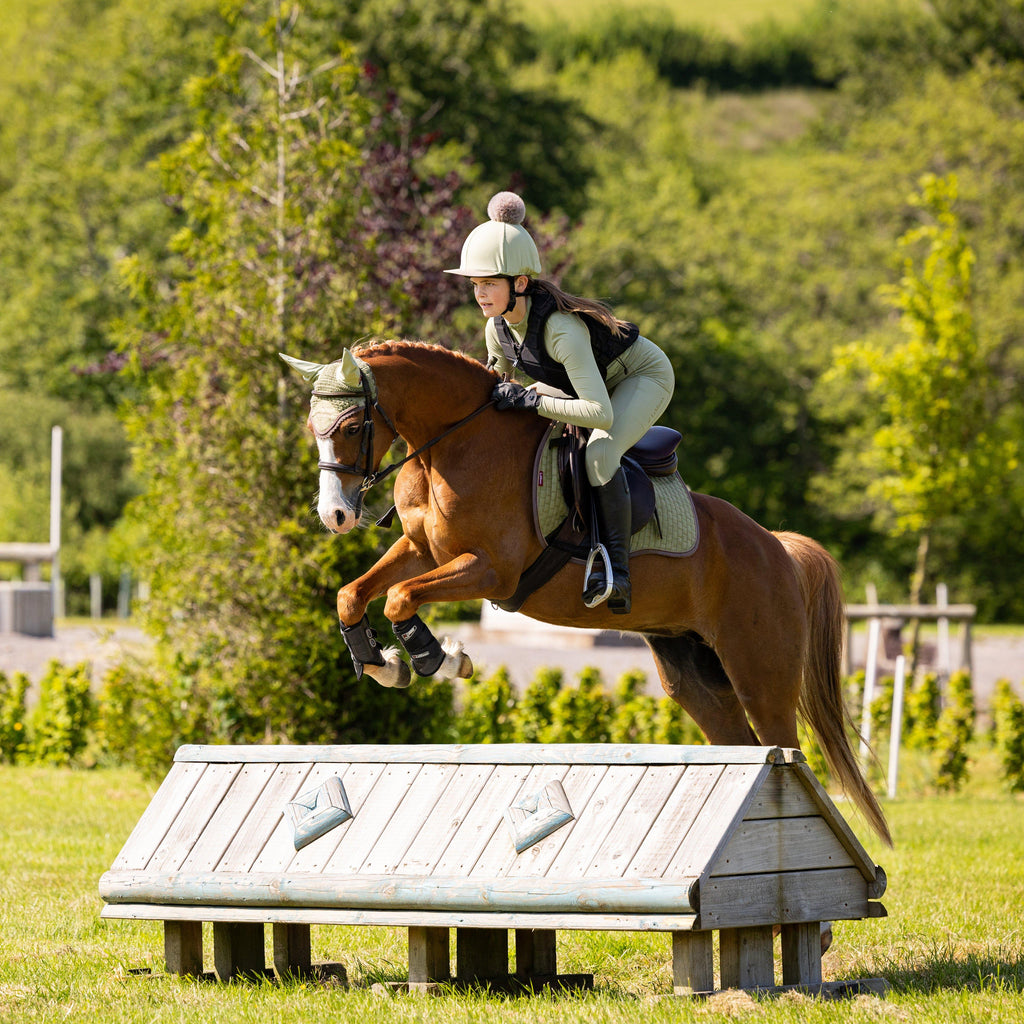 Suede GP Saddle Pad Fern