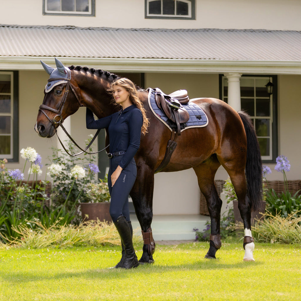 Loire Classic Close Contact Saddle Pad Jay Blue