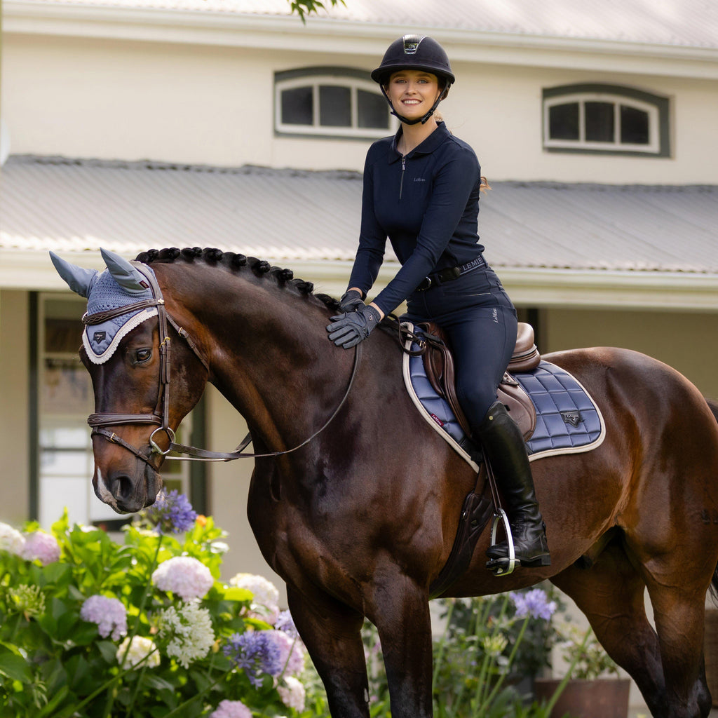 Loire Classic Close Contact Saddle Pad Jay Blue