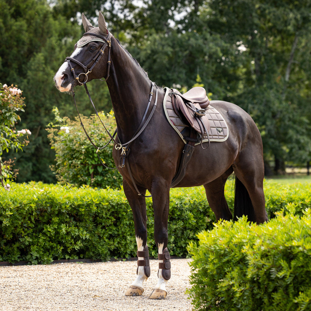 Loire Classic Close Contact Saddle Pad Walnut