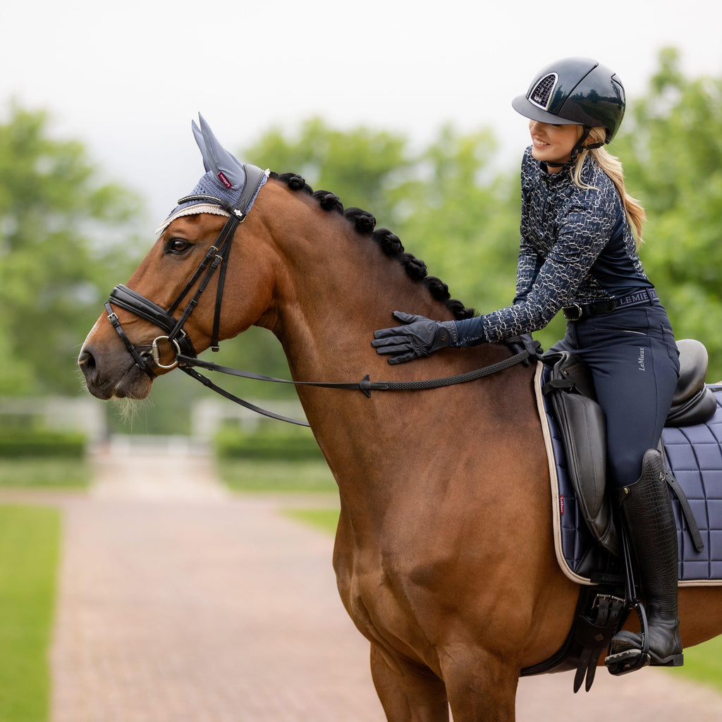 Loire Classic Dressage Saddle Pad Jay Blue