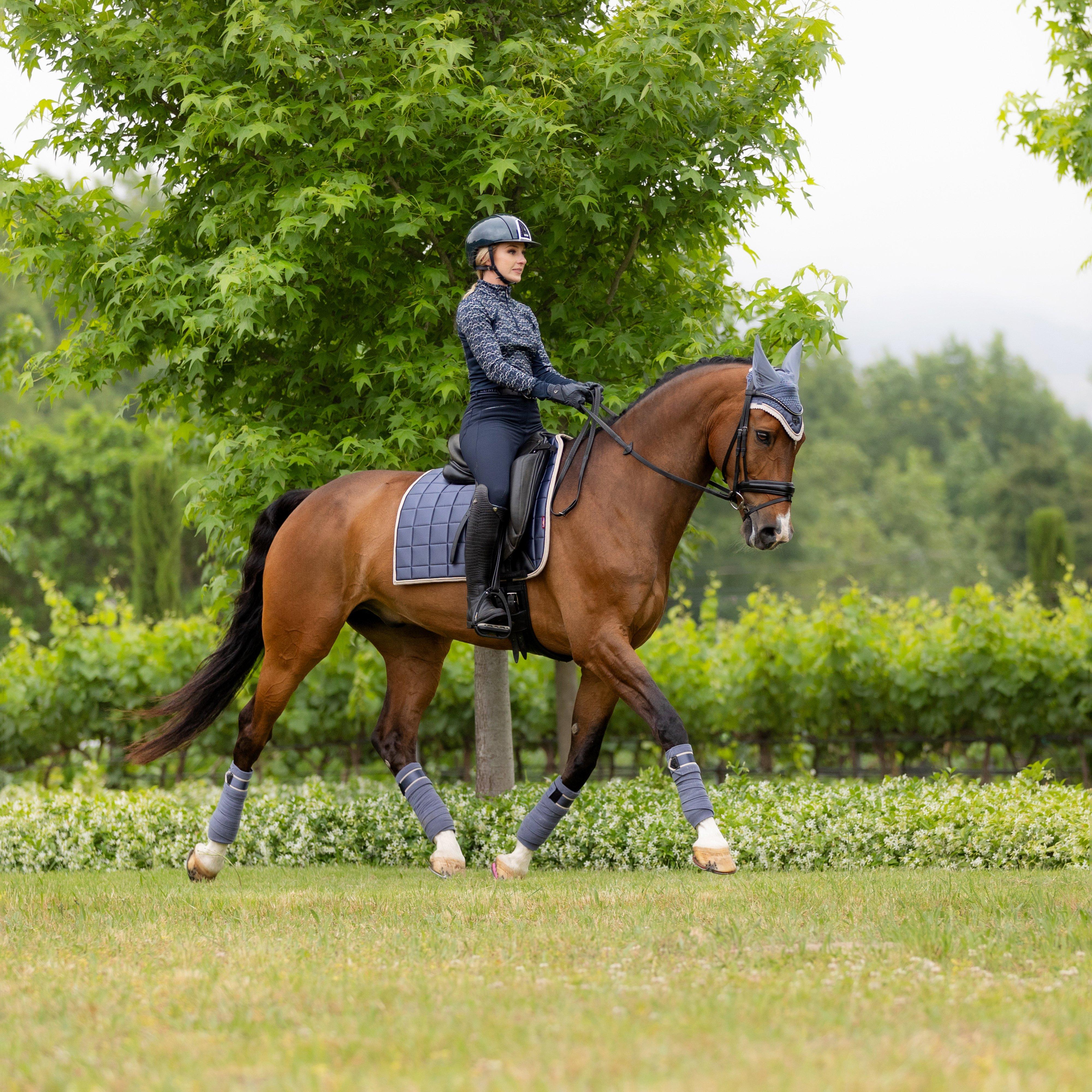 Loire Classic Dressage Saddle Pad Jay Blue