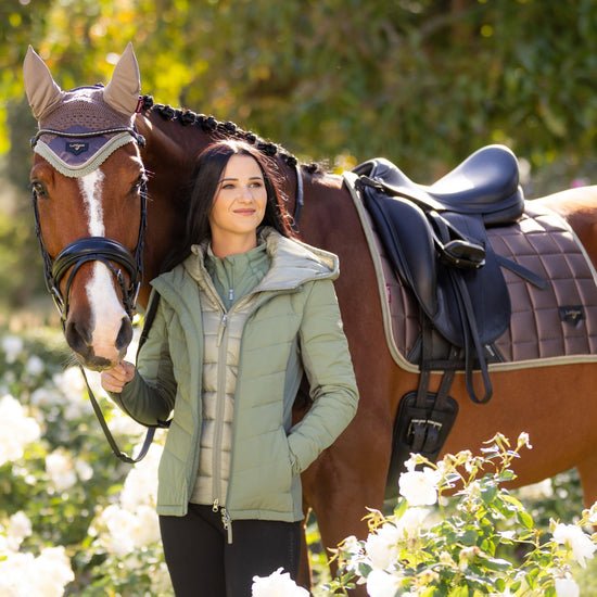 Loire Classic Dressage Saddle Pad Walnut
