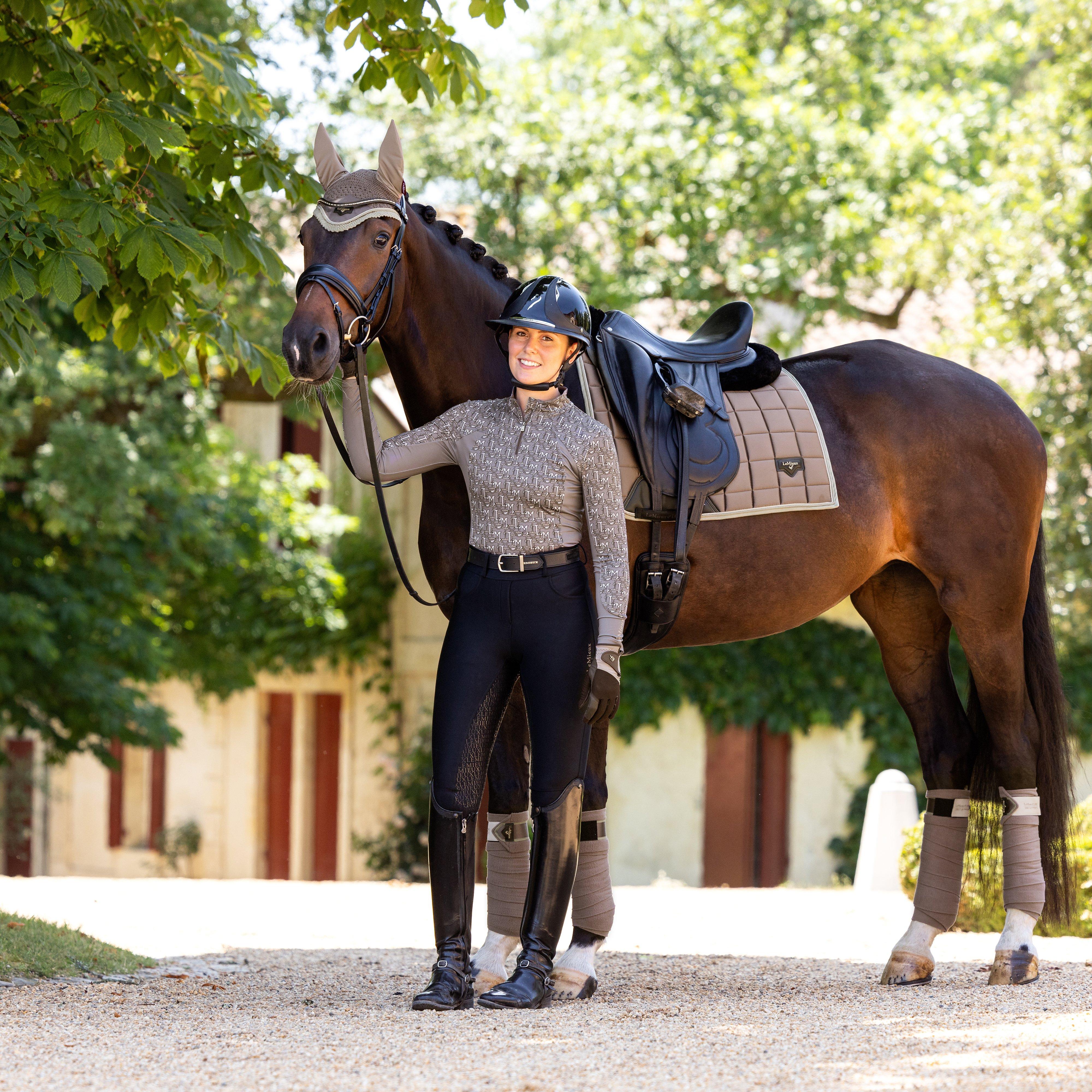 Loire Classic Dressage Saddle Pad Walnut