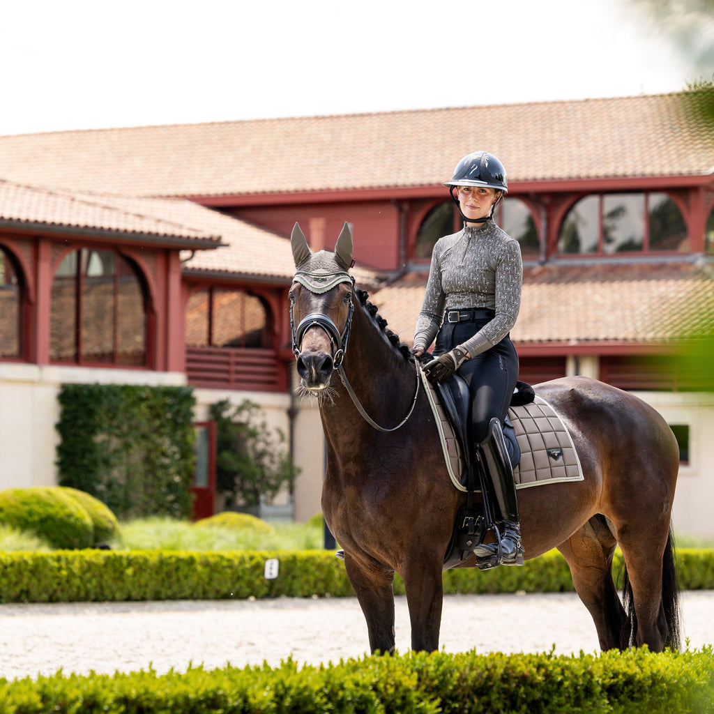 Loire Classic Dressage Saddle Pad Walnut