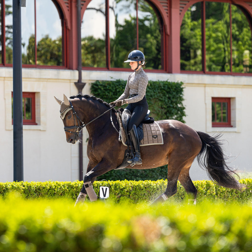 Loire Classic Dressage Saddle Pad Walnut