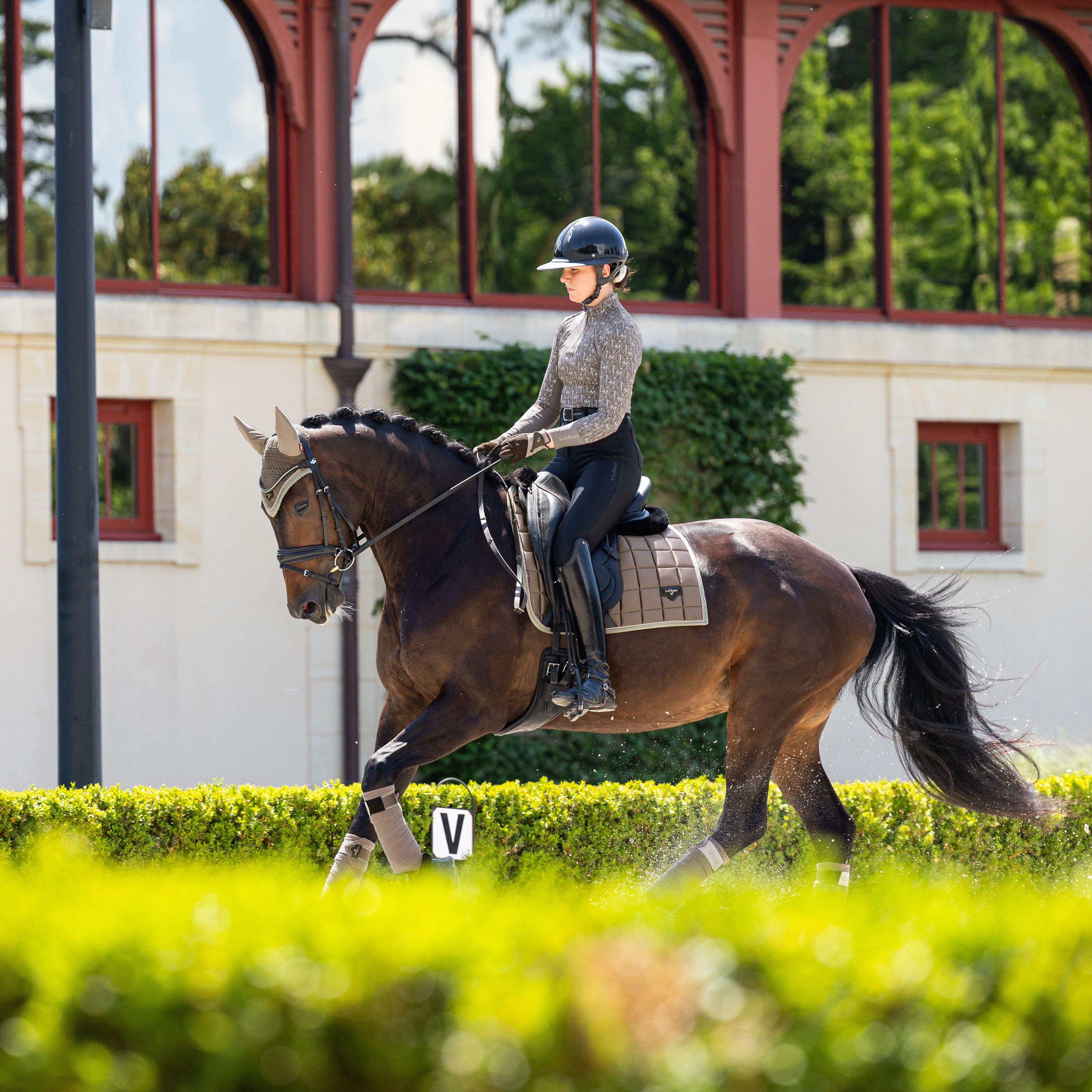 Loire Classic Dressage Saddle Pad Walnut