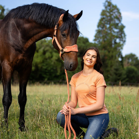 Vogue Headcollar & Leadrope Apricot
