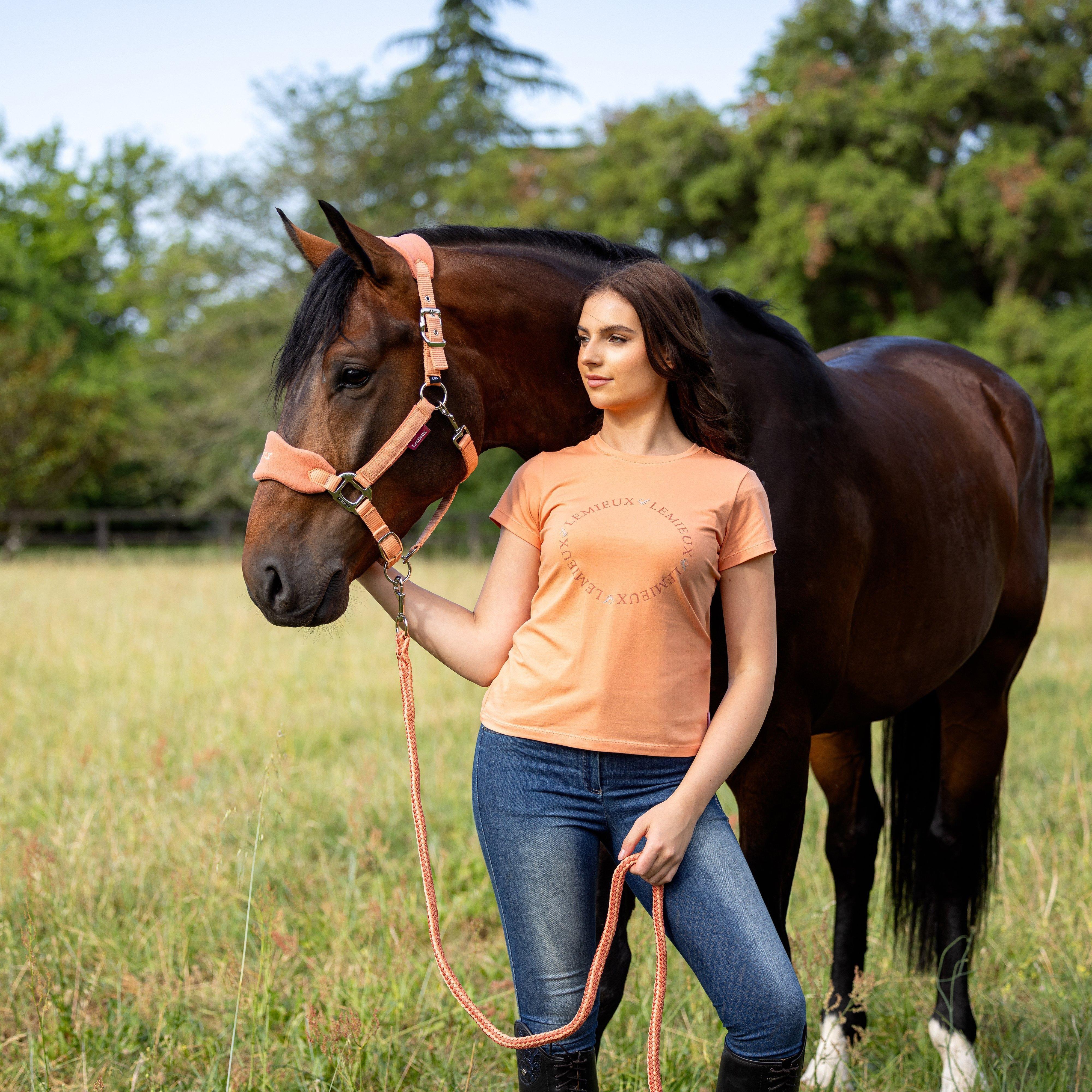 Vogue Headcollar & Leadrope Apricot