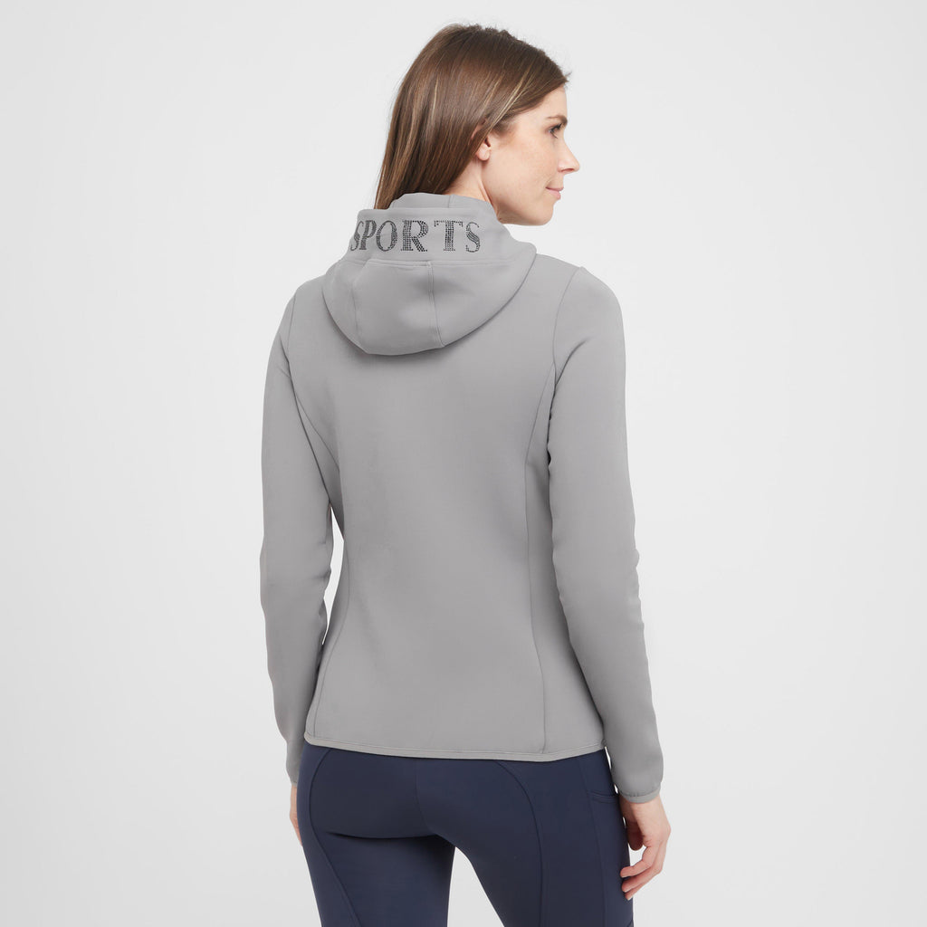 Womens Flora Zip Jacket Sate Grey