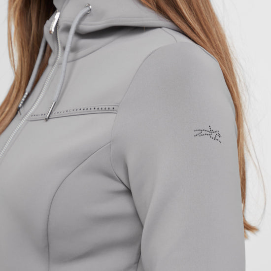 Womens Flora Zip Jacket Sate Grey