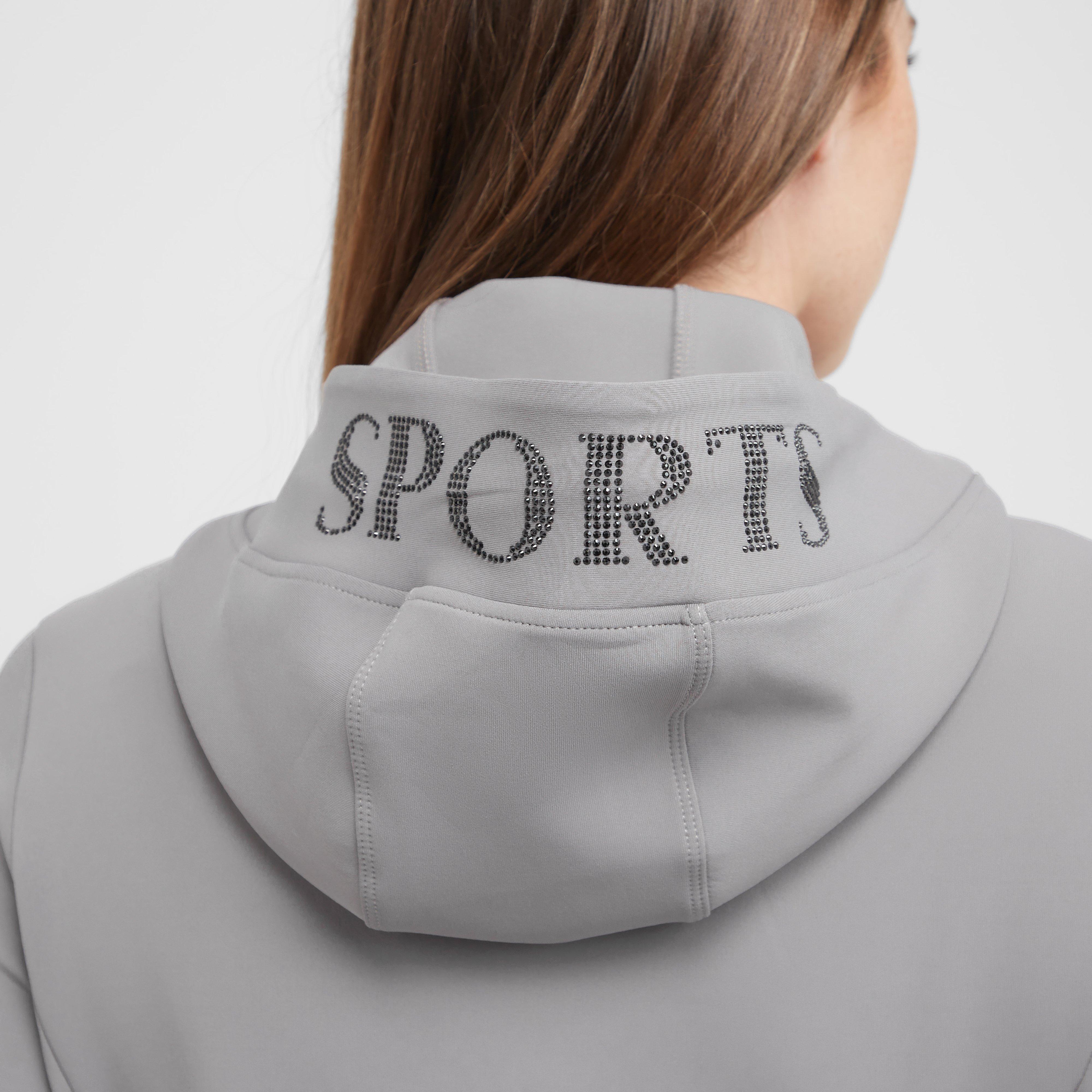 Womens Flora Zip Jacket Sate Grey