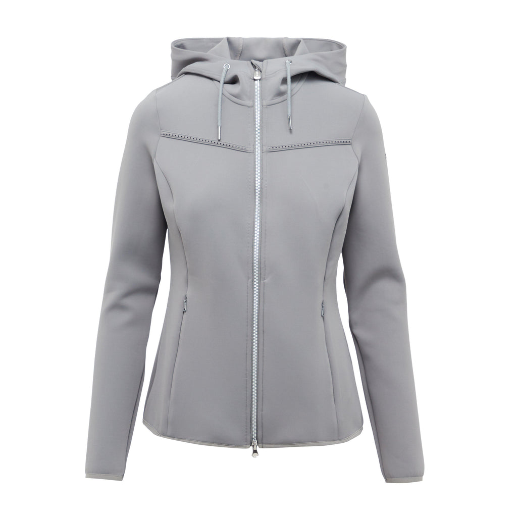 Womens Flora Zip Jacket Sate Grey