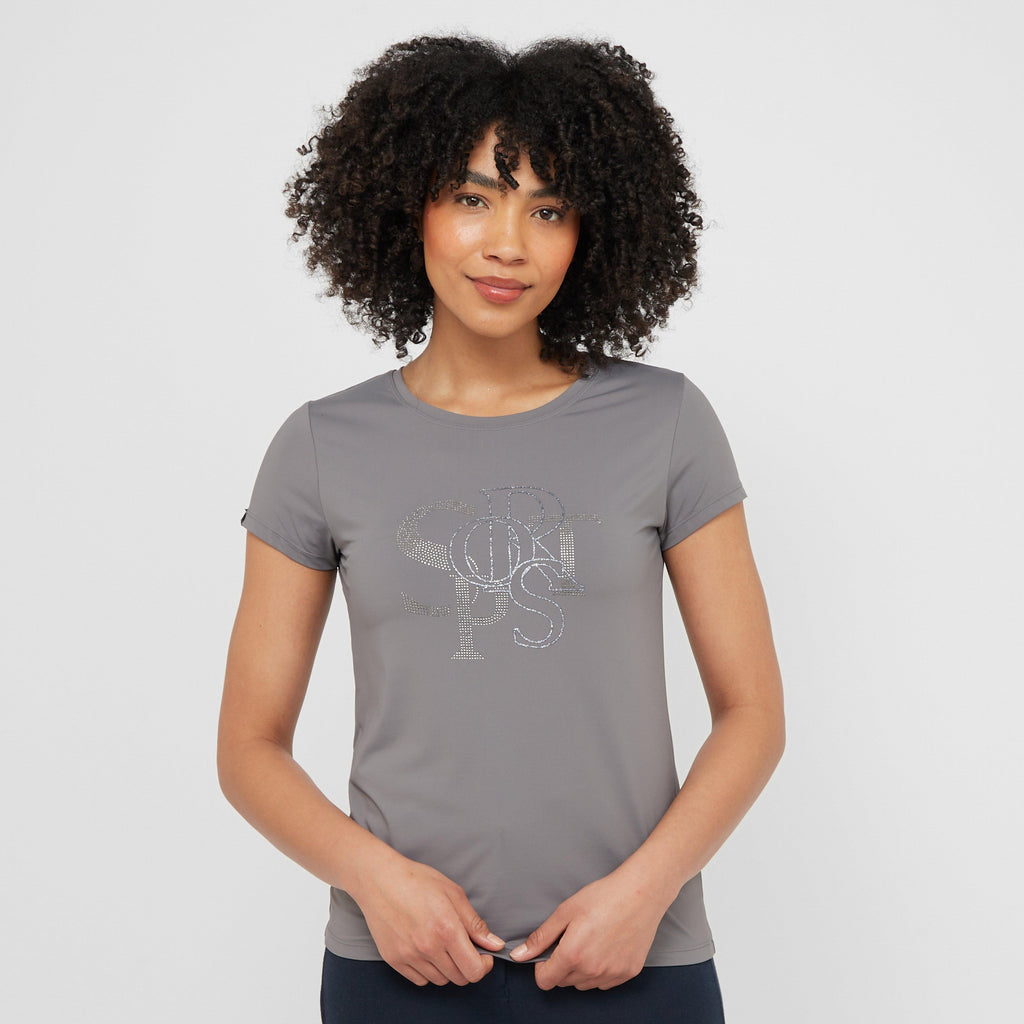 Womens Nicola Tee Slate Grey