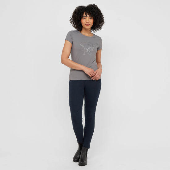 Womens Nicola Tee Slate Grey