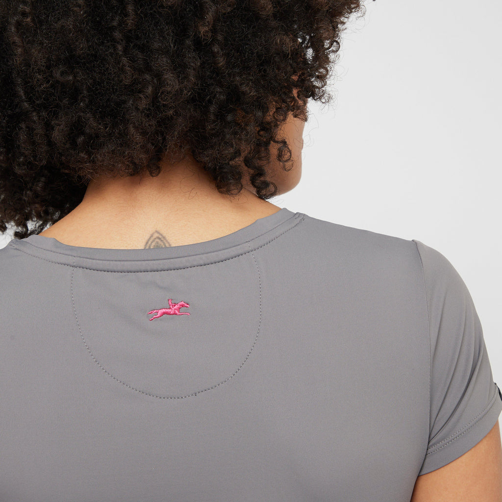 Womens Nicola Tee Slate Grey