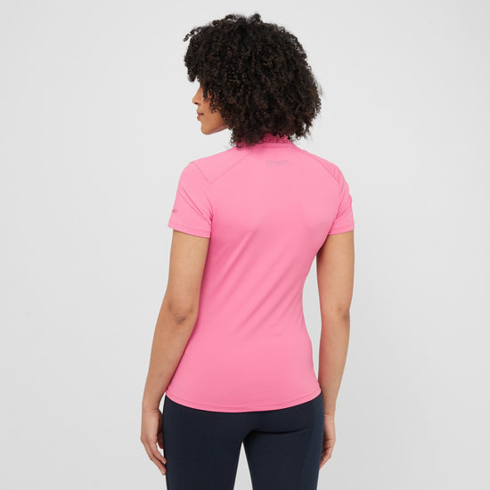 Womens Alissa Short Sleeved Base Layer Hot Pink