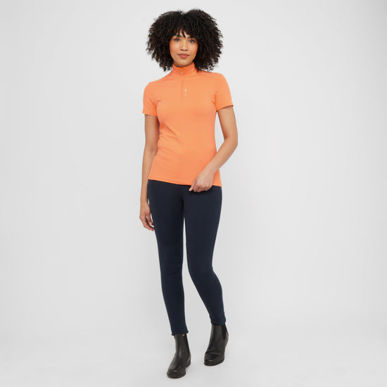 Womens Alissa Short Sleeved Base Layer Mandarin