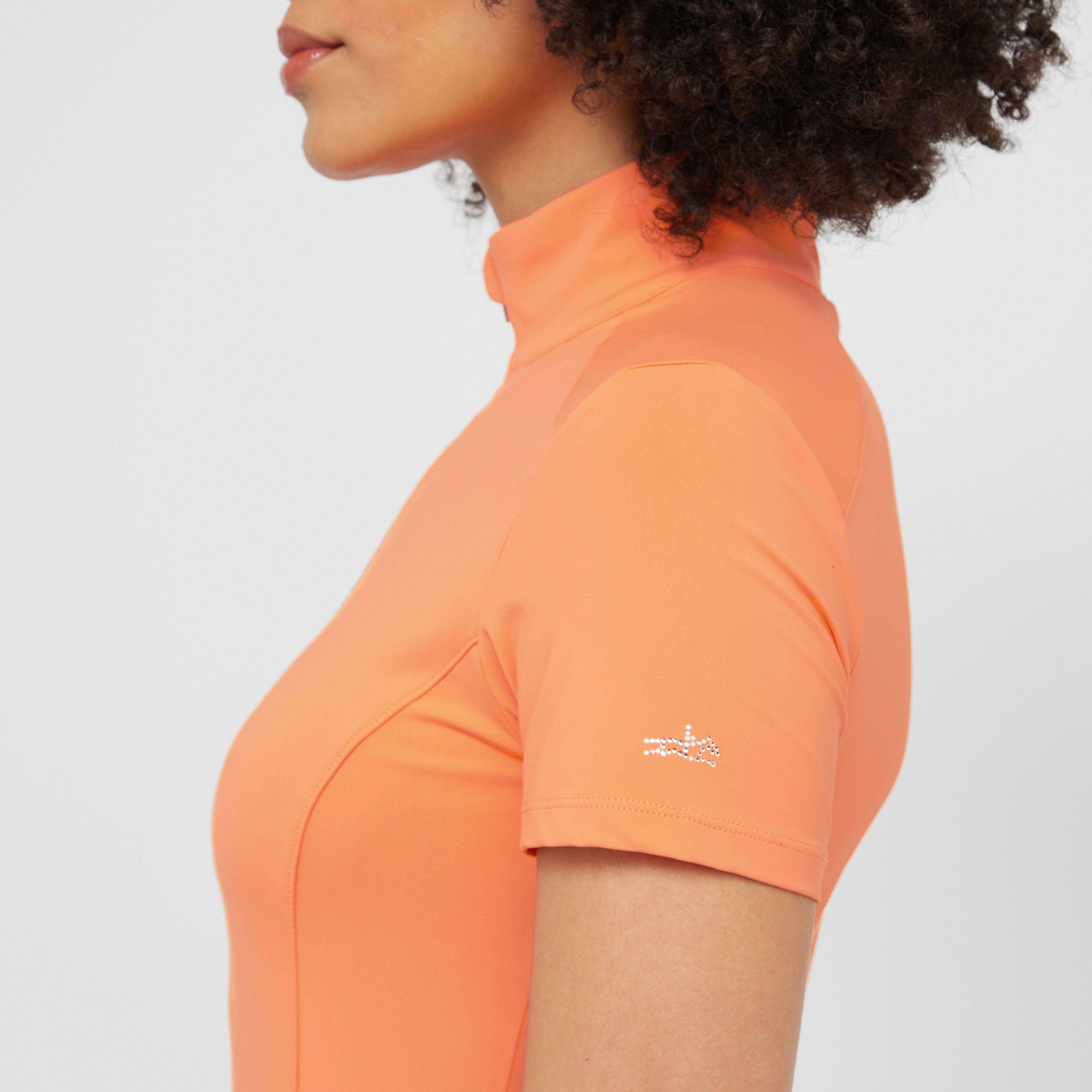 Womens Alissa Short Sleeved Base Layer Mandarin