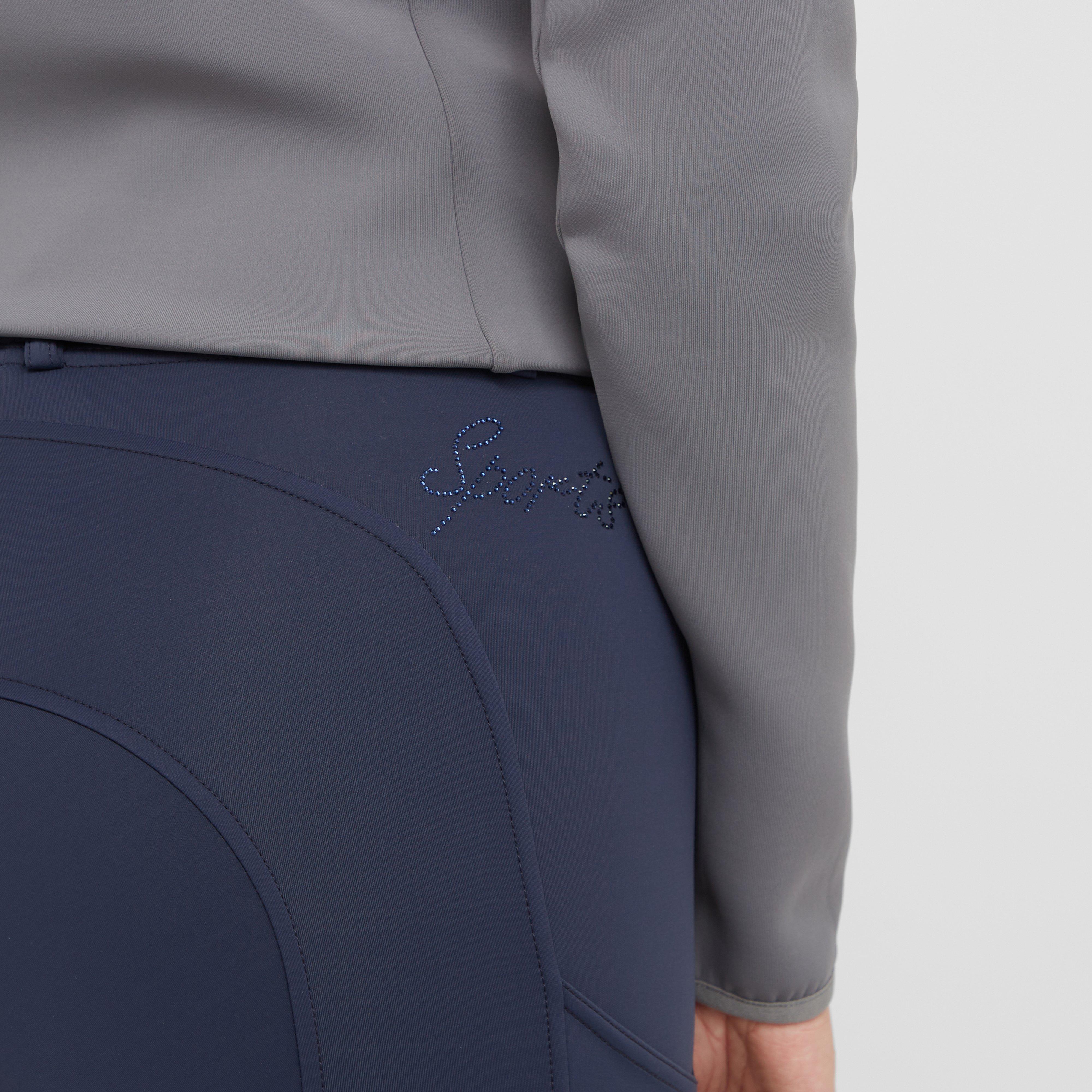 Classy Sporty Knee Patch Riding Tights Night