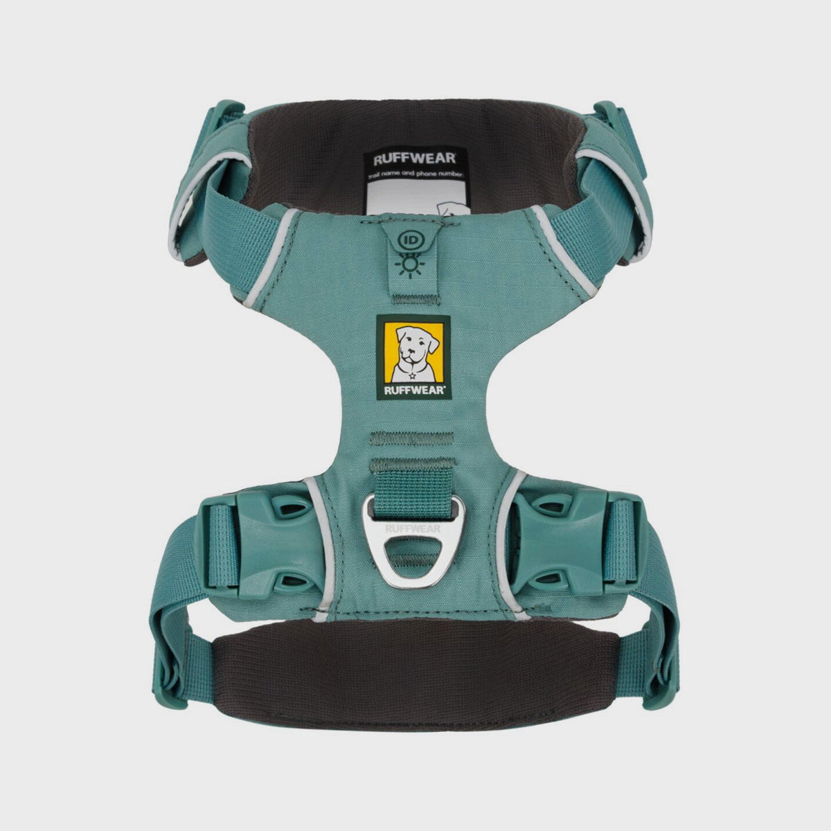 Front Range Dog Harness River Rock Green