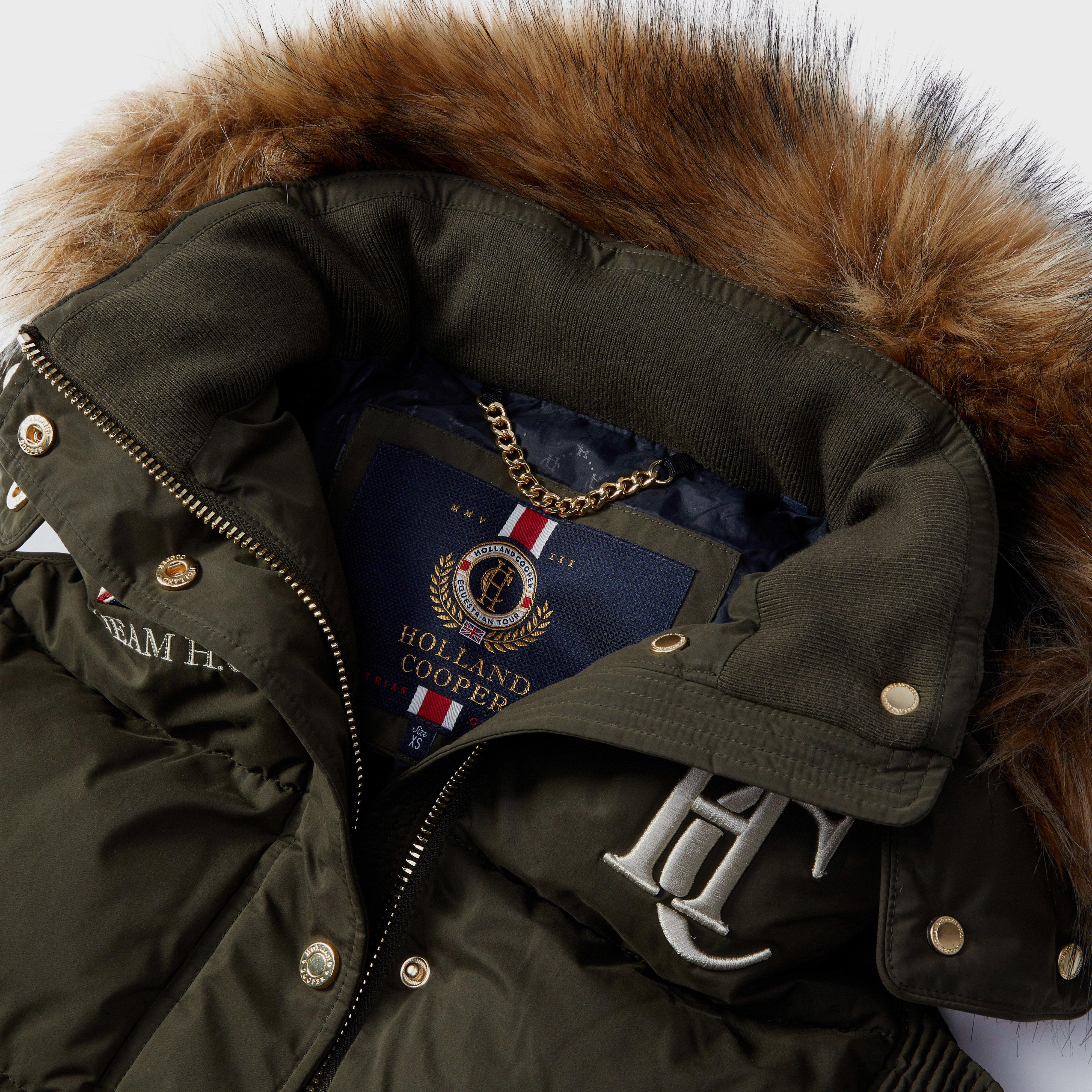 Womens Team Gilet Heritage Khaki