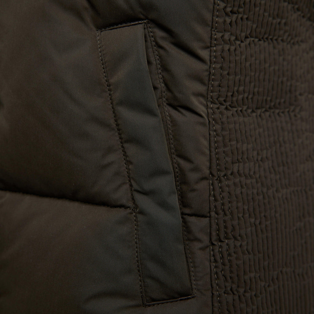 Womens Team Gilet Heritage Khaki