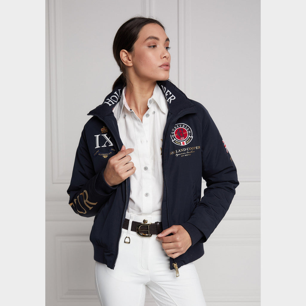 Womens Team Jacket Navy