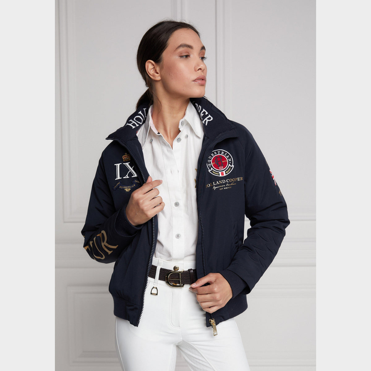 Womens Team Jacket Navy