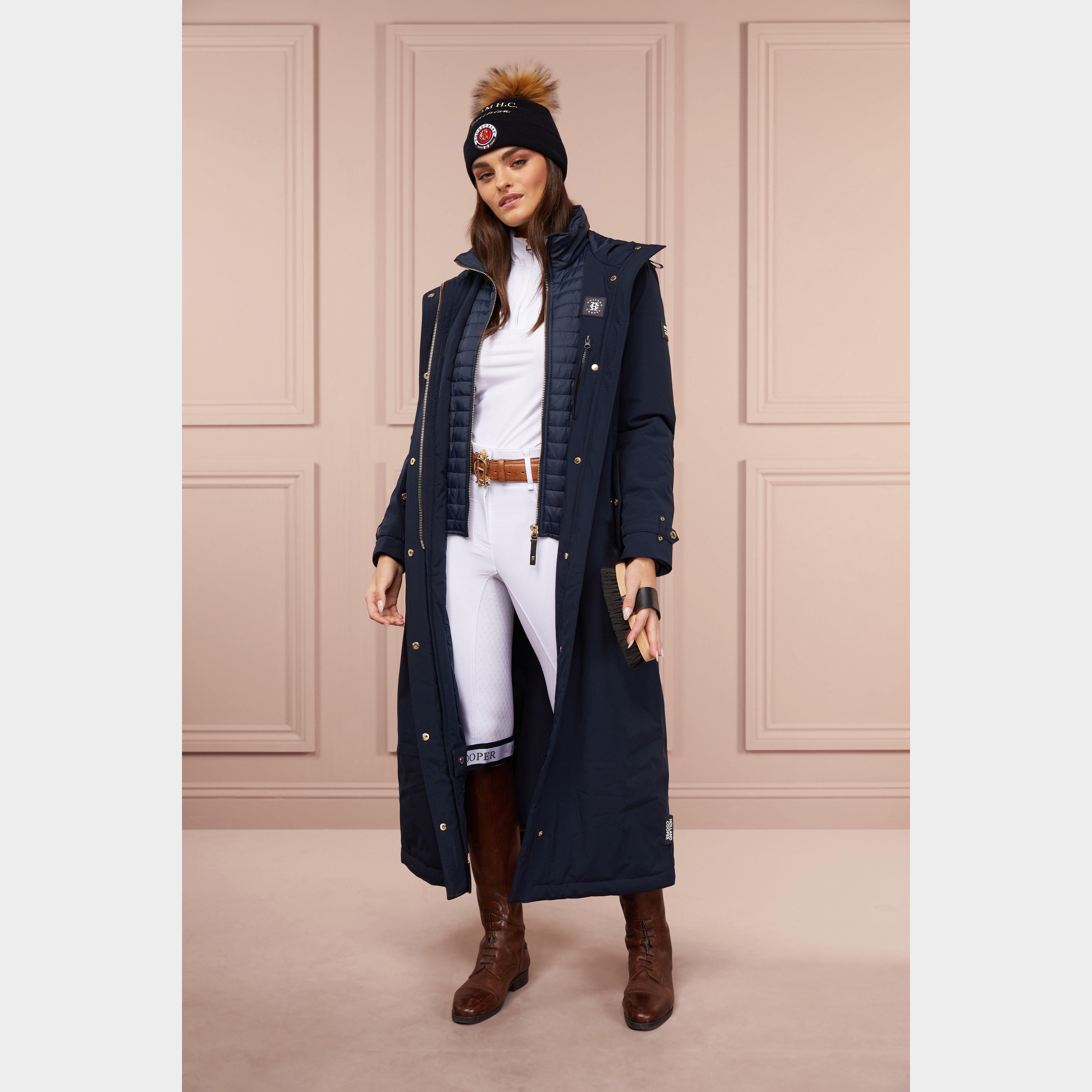 Womens Longline Training Coat Ink Navy