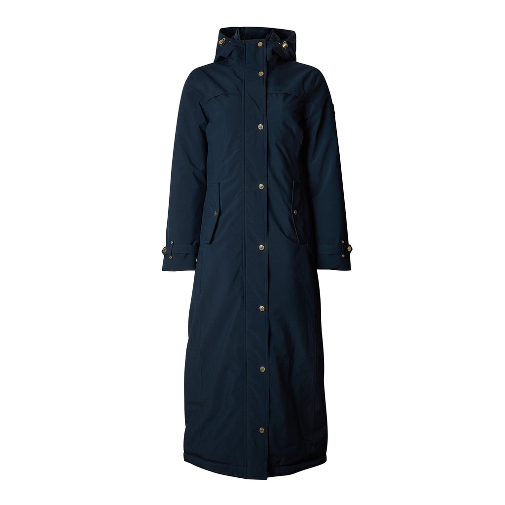 Womens Longline Training Coat Ink Navy