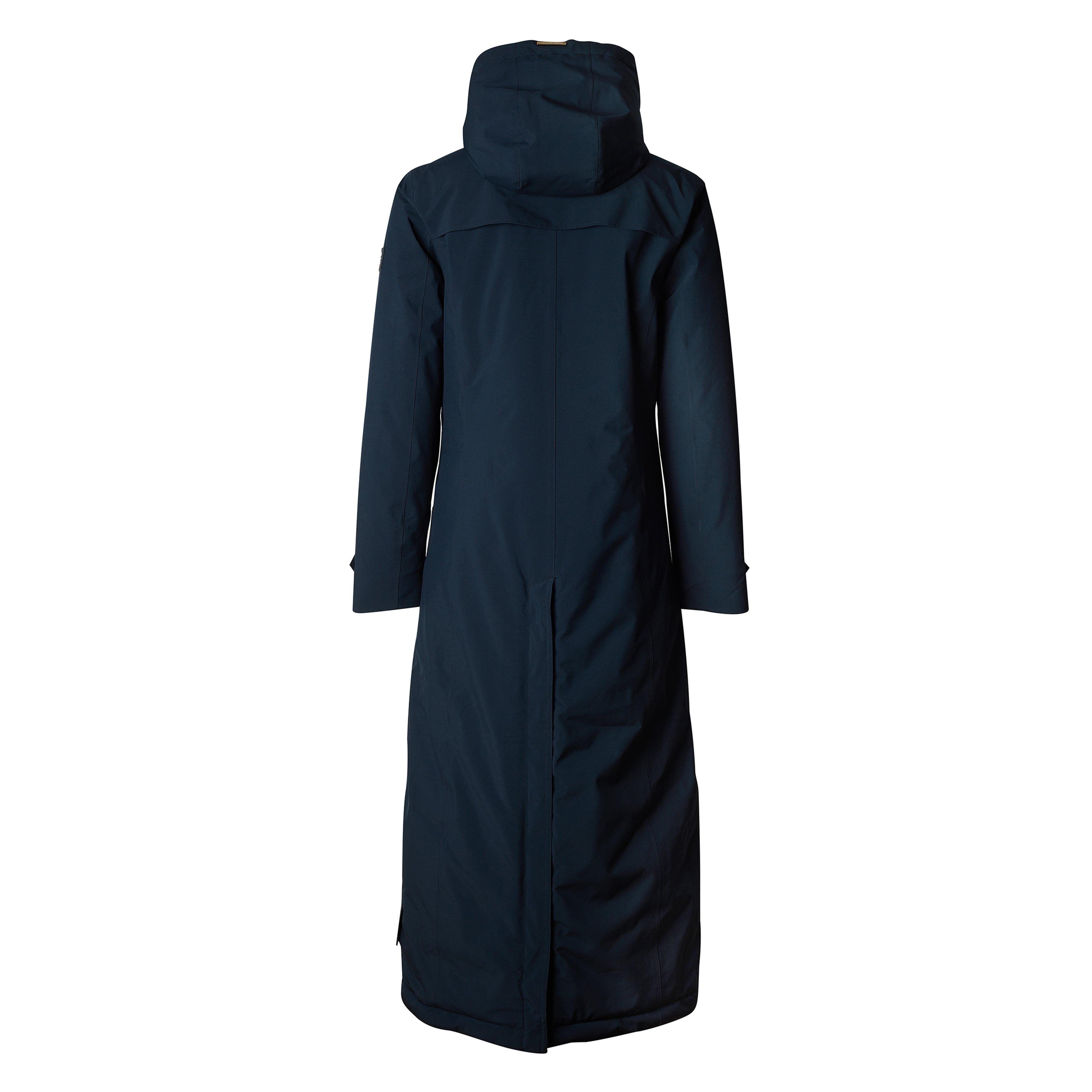 Womens Longline Training Coat Ink Navy