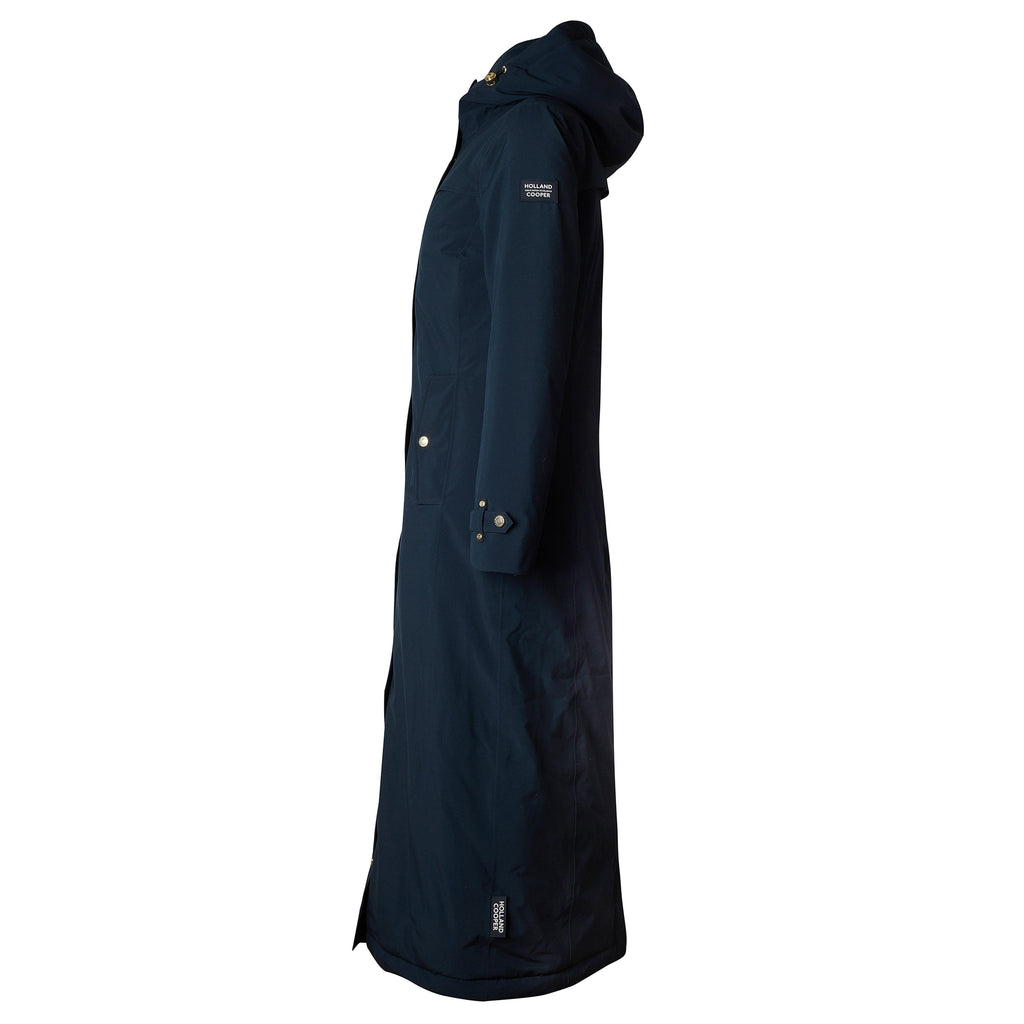 Womens Longline Training Coat Ink Navy