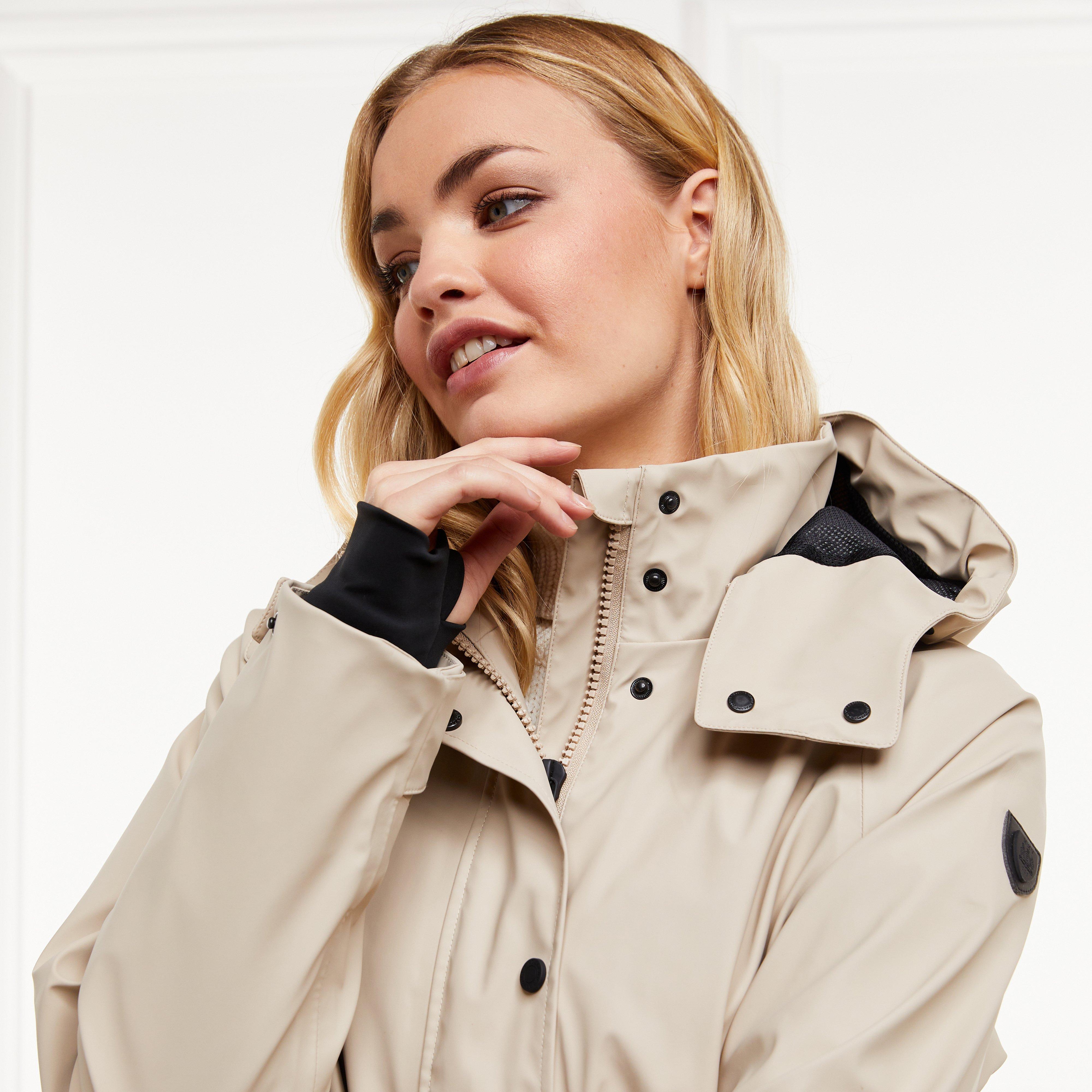 Womens Chartwell Rain Parka Stone