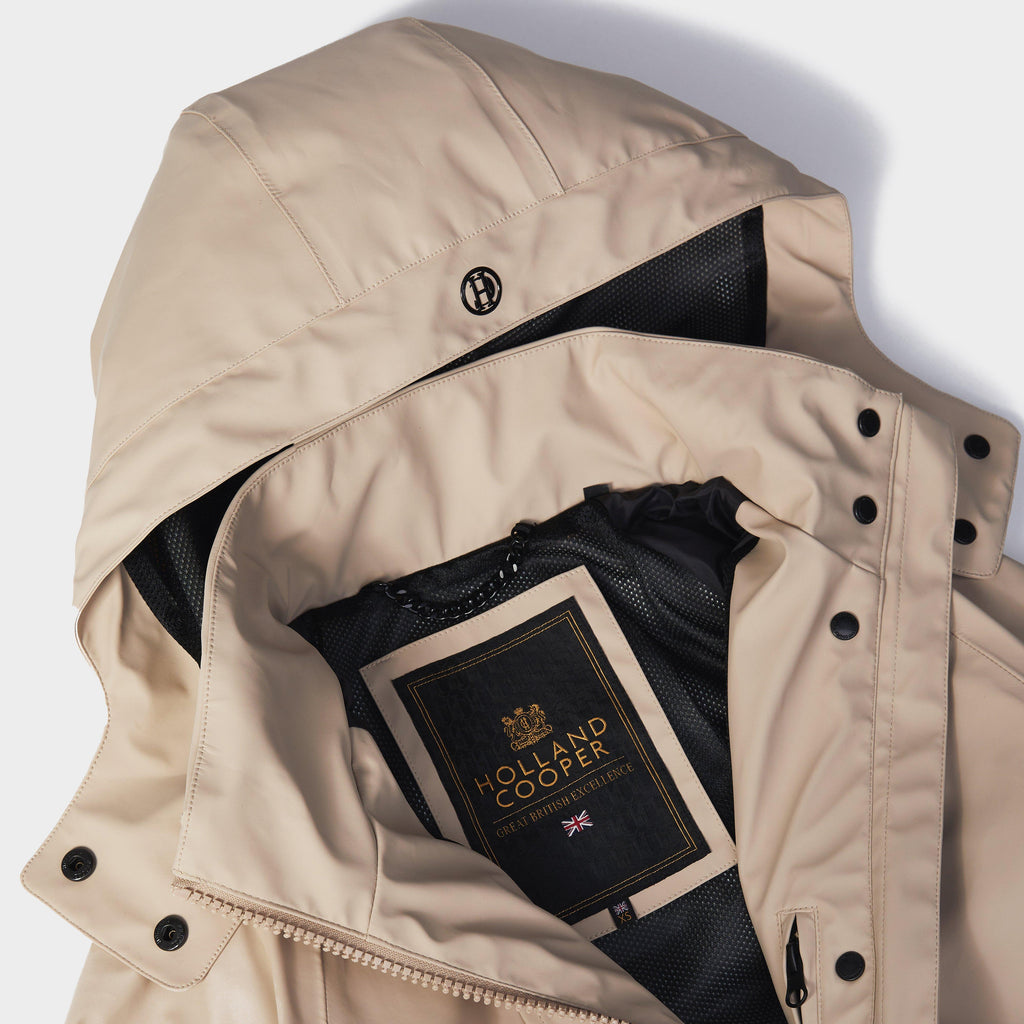 Womens Chartwell Rain Parka Stone