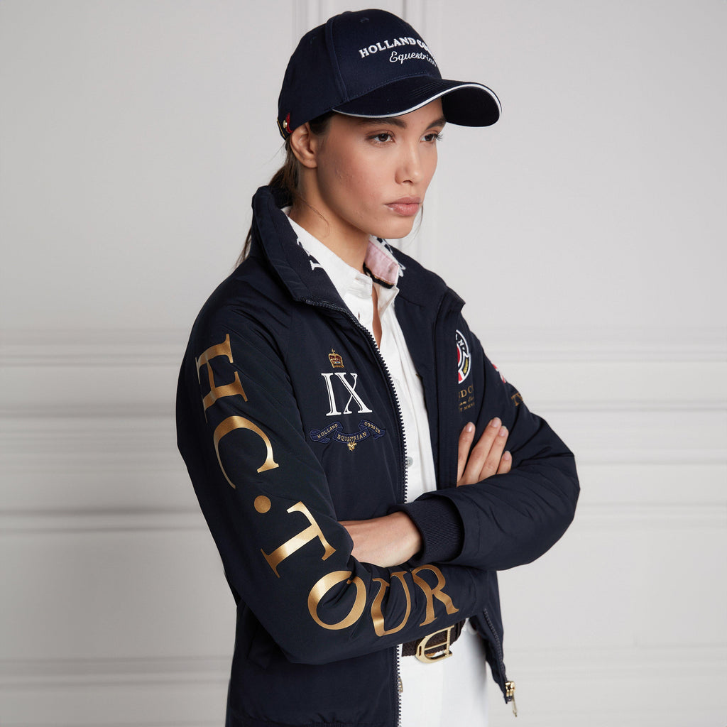 Equestrian Cap Ink Navy