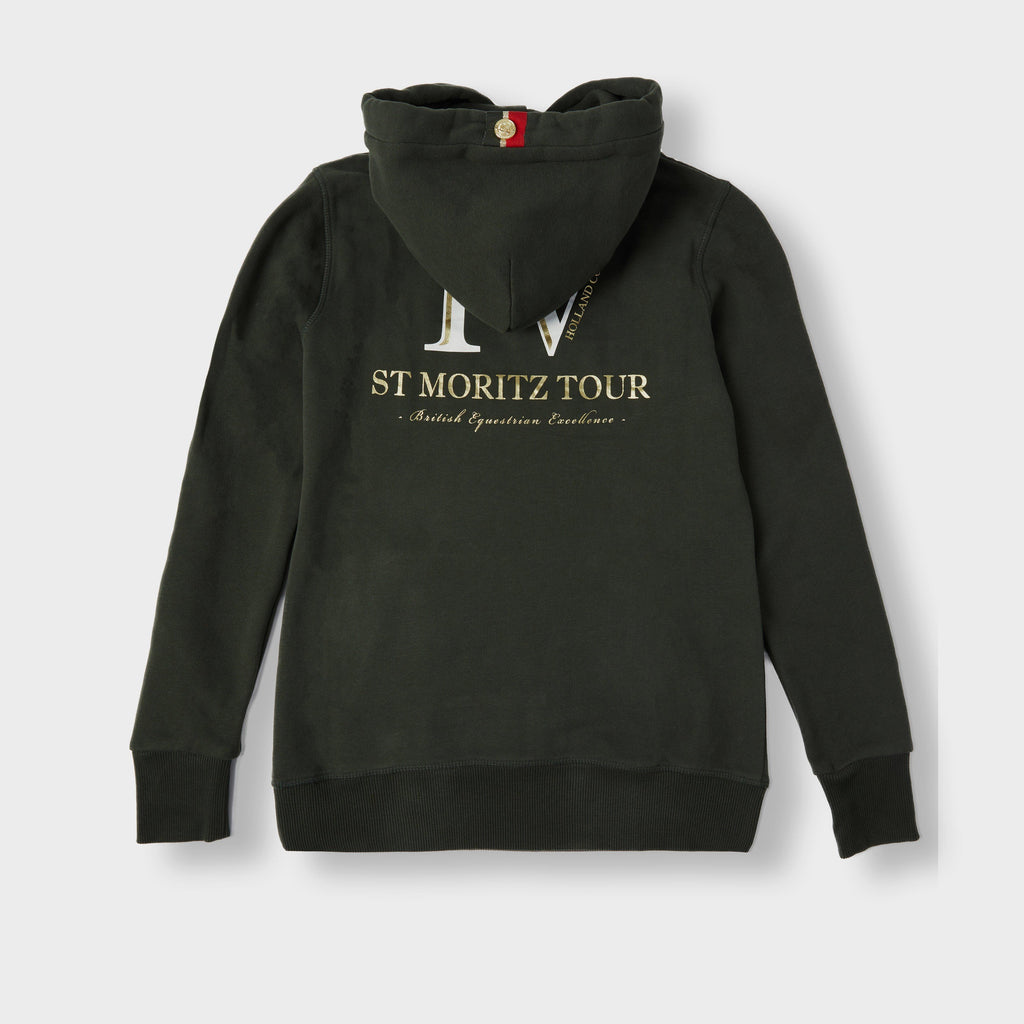 Womens Heritage Hoodie Racing Green