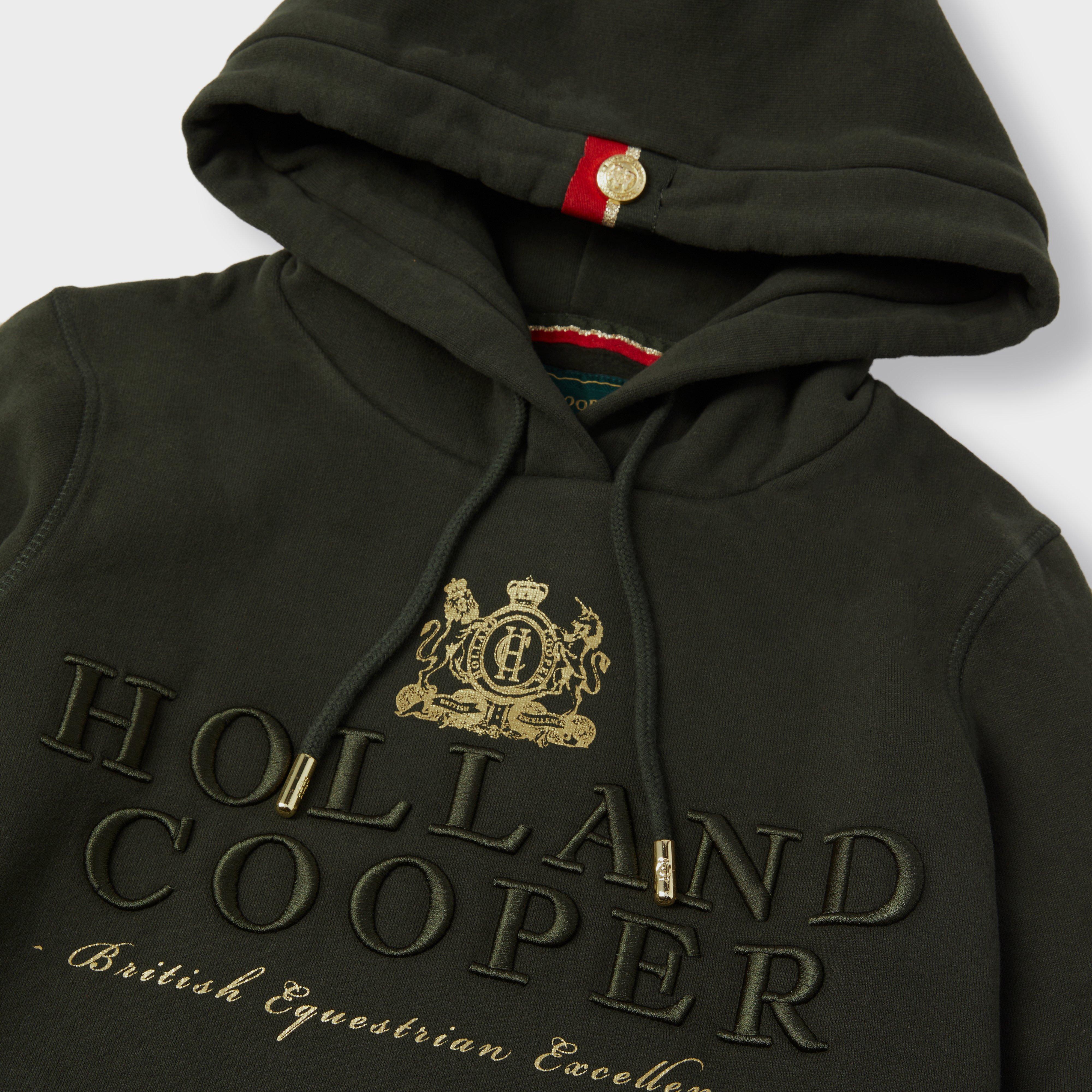 Womens Heritage Hoodie Racing Green