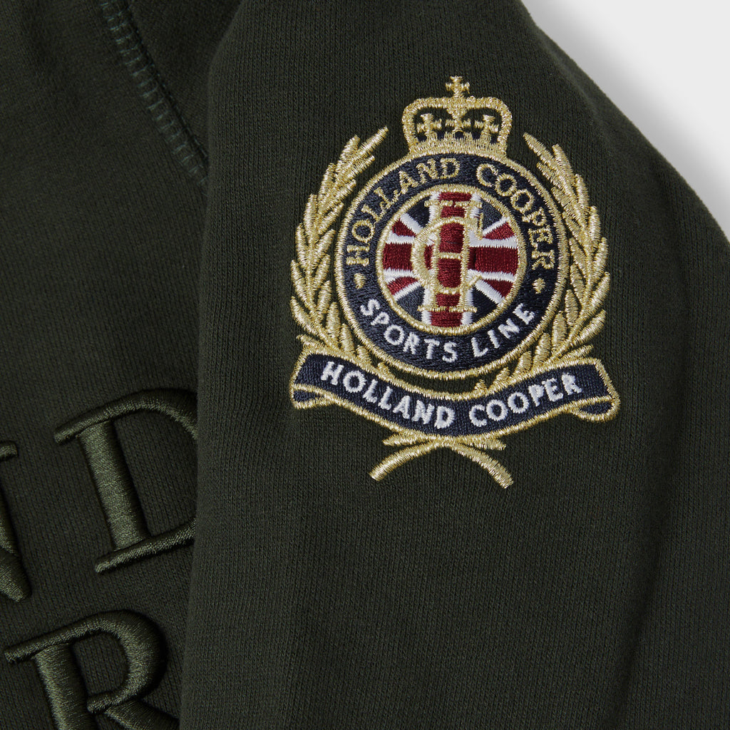 Womens Heritage Hoodie Racing Green